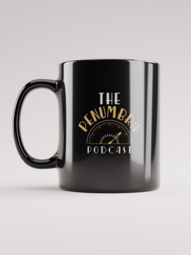 Gay Space Piracy Mug - Black (with The Penumbra Podcast logo)