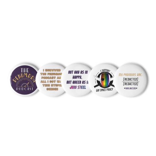 The Penumbra Podcast Pin Set (Juno)