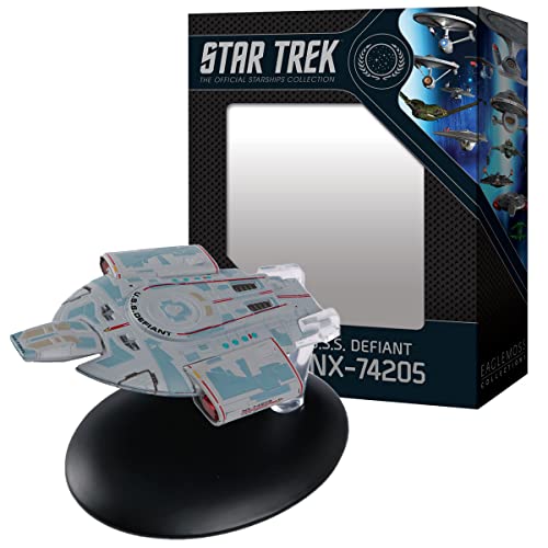 Star Trek - U.S.S. Defiant NX-74205 Starship (Box Display Edition) - Star Trek Official Starships Collection by Eaglemoss Collections