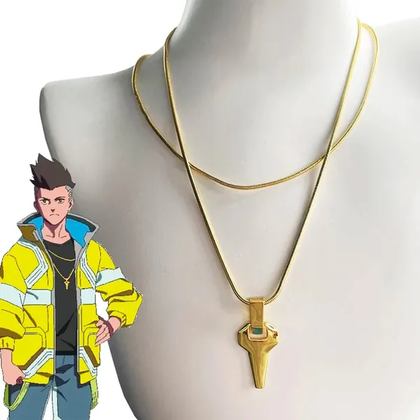 Dave Martinez Cosplay Necklace | Anime Cyberpunk Edgerunners Jewelry