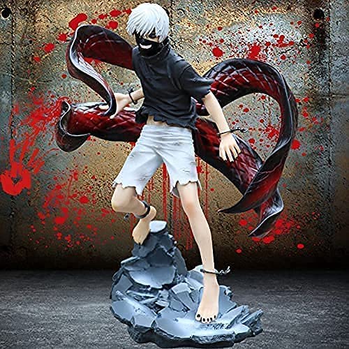 ETUF Tokyo Ghoul Figure Kaneki Ken Figure Toys 3D Model Anime Fans Lovers Collection Desktop Decoration Gift-PVC-8.66INCH/22CM