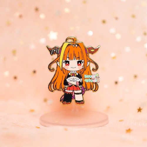 Hololive Vtuber Kiryu Coco Enamel Pin, Fan Merch - [A Grade] / Simple Rubber Back