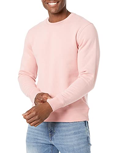 Amazon Essentials Men's Fleece Crew Neck Sweatshirt (Available in Big & Tall) - S - Pink