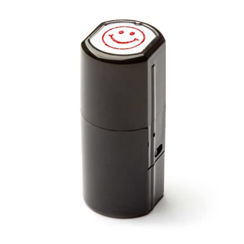 Self Inking Stamps for Teachers, Teacher Stamper for Classroom (Smiley Face) - Smiley Face