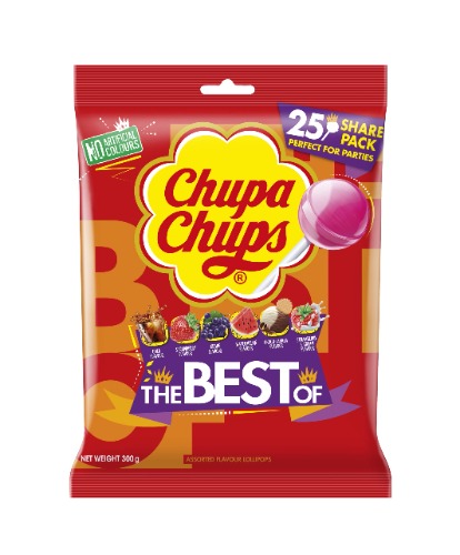Chupa Chups Best of Lollipops, 25 Count - 25 Count (Pack of 1) $6.00 ($2.00 / 100 g)