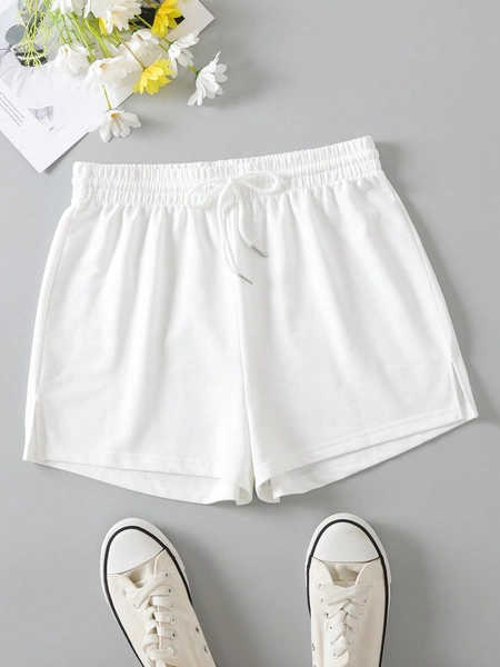 White short shorts