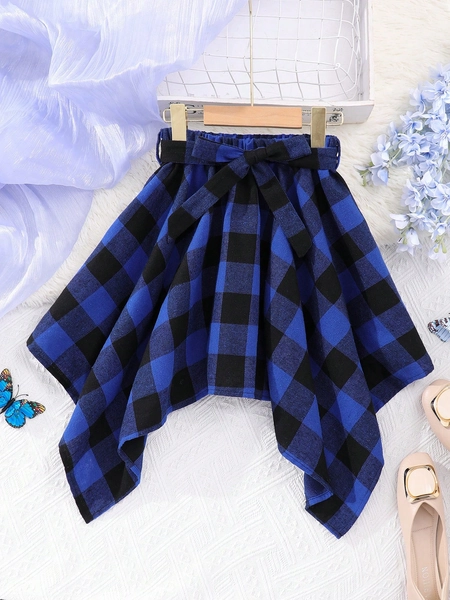 blue/black skirt uwu