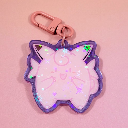 [Pokemon] Clefairy Acrylic Charm Keychain