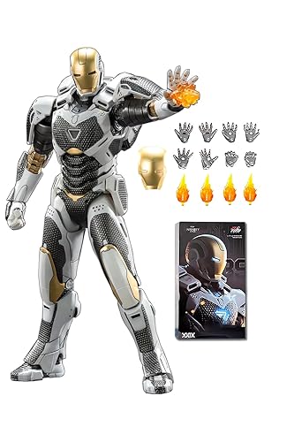 BANOBI 7 Inch Ironman MK39 Action Figure (1/10 Scale) with Lots of Accessories,Exquisite Painting Collectible Toy