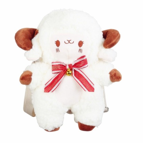 Tiny Ram Plush Handbag - Smile Face