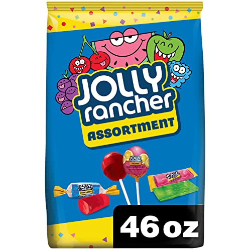 JOLLY RANCHER Assorted Fruit Flavored Hard Candy Variety Bag, 46 oz - Assorted Mixed Hard Candy