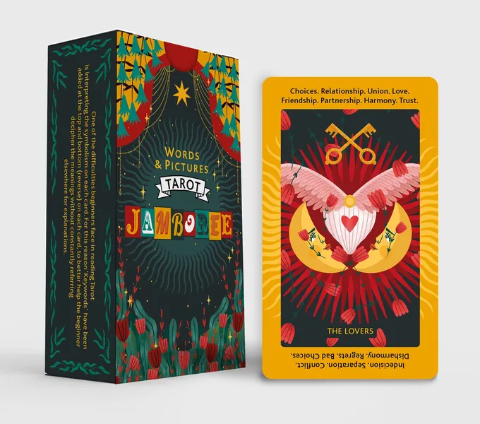 Tarot Cards with added Key Word Meanings. Jamboree Tarot Deck. Easy to learn Tarot for Beginners. Slightly Imperfect Stock 20% Off