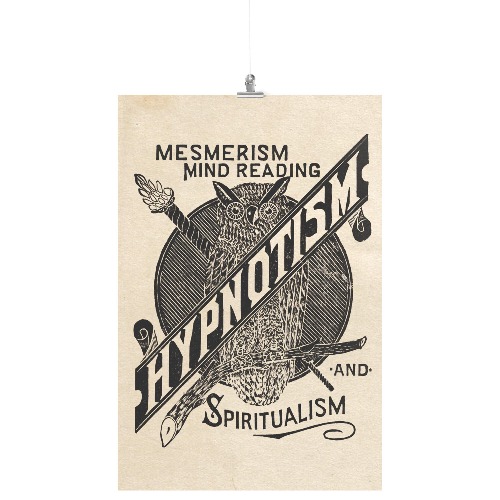 "Hypnotism Owl" Matte Poster - 11x17