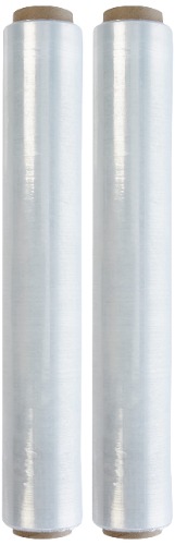 Film étirable pour SOUMIS 400 mm x 250 m transparent (lot de 2) par Triplast