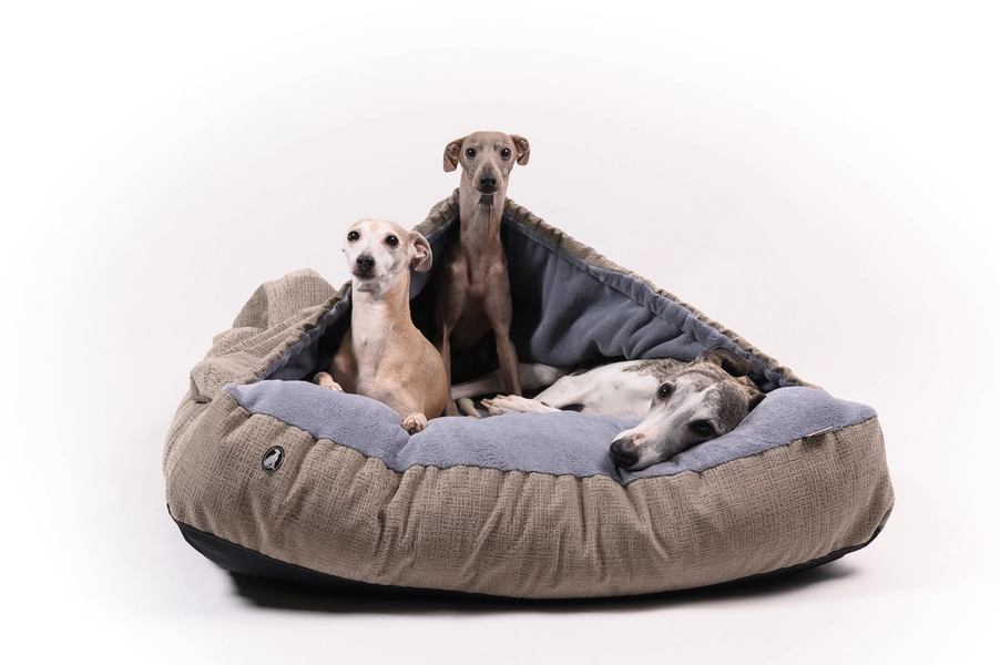 Lit Cocoon Divina, Lit pour lévriers, Whippet, Iggy, Saluki, Galgo, Lits pour lévriers