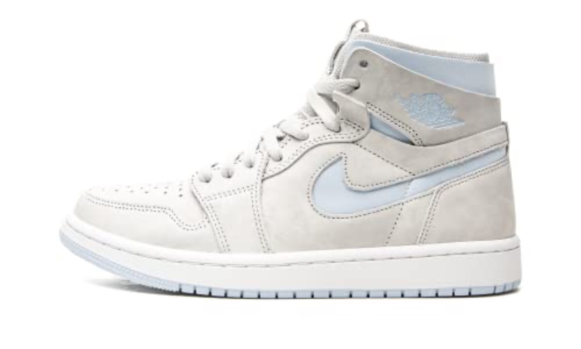 Jordan 1 High Zoom Air CMFT Grey Fog Women CT0979-004 - 7 - Grey Fog/Celestine Blue-white
