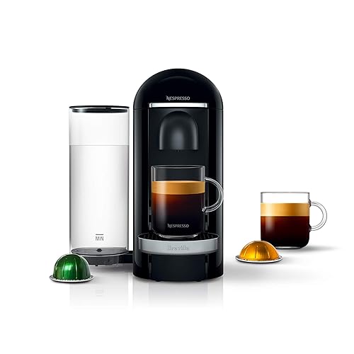 Nespresso Vertuo Plus Deluxe Coffee and Espresso Maker by Breville, Black - Machine - Black