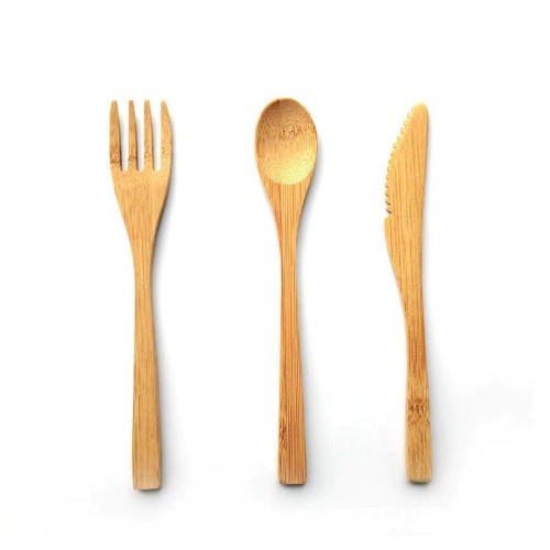 Japanese Style Bento Lunch Box - Wooden Cutlery Only