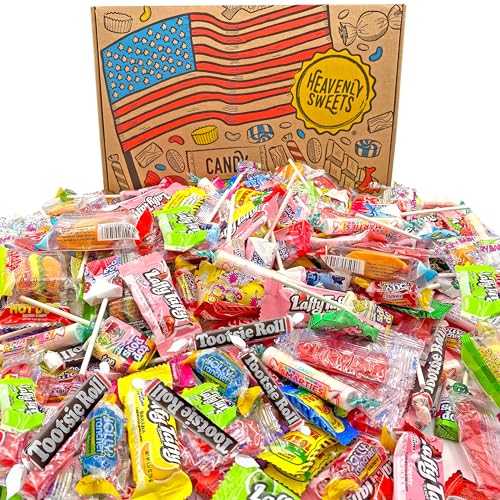 Caramelo Americano Caja Fiesta Dulces Americanos. Classic USA Candy Airheads, Laffy-Taffy, Kids, Jolly Ranchers! ¡Dulces ideales para Semana Santa, Día de la Madre