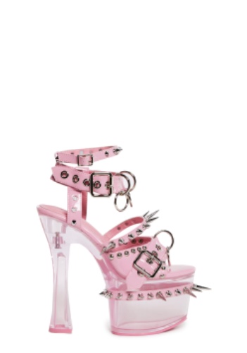 Romantic Misfit Platform Heels | PINK / US 8