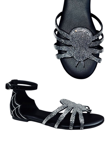 VENOM - BLACK/WHITE RHINESTONE | 8