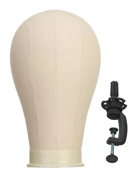 Cabeza de maniquí 22 pulgadas con estante