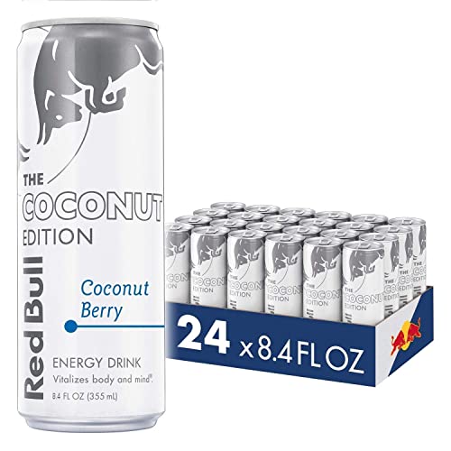 Red Bull Energy Drink, Coconut Berry, 8.4 Fl Oz (24 Count) - Coconut Berry - 8.4 Fl Oz (Pack of 24)