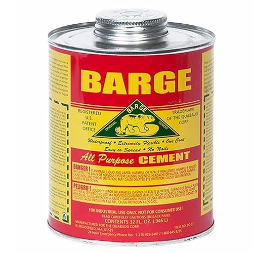 Barge All Purpose Cement, Neutral, Quart, 32 fl oz (Packaging May Vary), - Cement