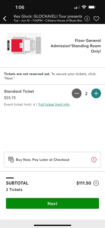 key glock concert tickets