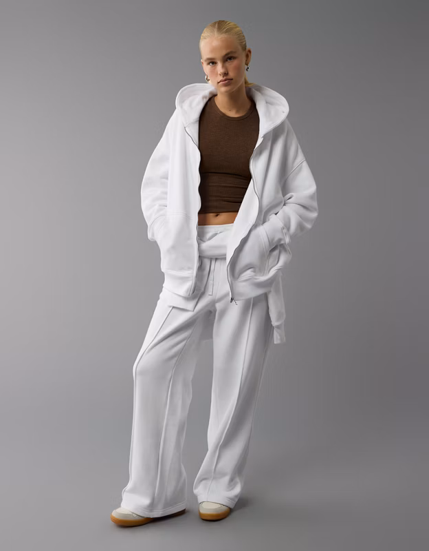 AE Everyday Luxe Zip-Up Hoodie