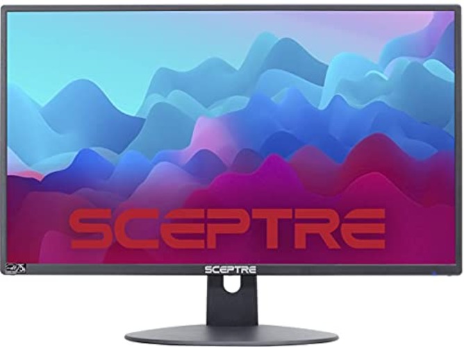 Sceptre 20" 1600 x 900 75Hz LED Monitor 2x HDMI VGA Built-in Speakers, sRGB 99% Machine Black (E209W-16003RT series) - 20" 75Hz Wide Viewing Angle