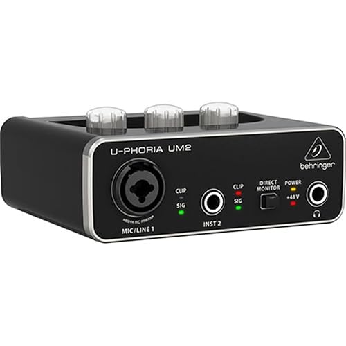 Behringer U-Phoria UM2 Audio Interface - Audio Equipment