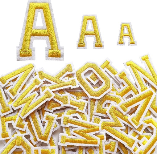 Iron On Letter Patches