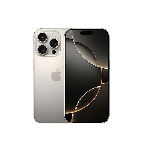 Apple iPhone 16 Pro (256 Go) - Titane Naturel - Titane naturel - 256 Go - Appareil seulemen