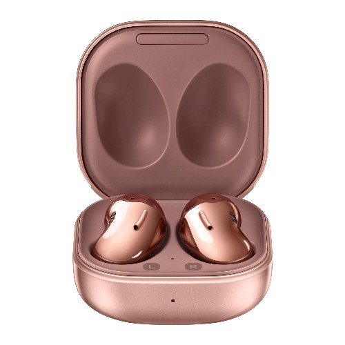 Samsung Galaxy Buds Live ANC TWS Open Type Wireless Bluetooth 5.0 Earbuds for iOS & Android, 12mm Drivers, International Model - SM-R180 (Buds Only, Mystic Bronze) - Buds Only Mystic Bronze