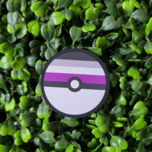 Pride Pokeball Sticker - Ace