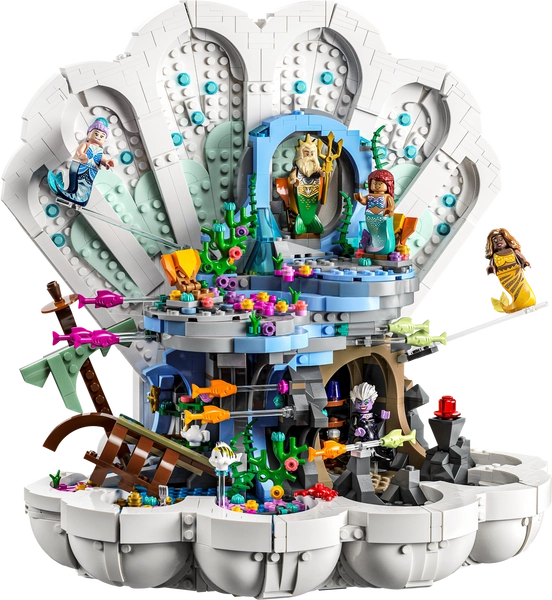 Concha Real da Pequena Sereia 43225 | Disney™ | Compra online na Loja LEGO® Oficial PT 