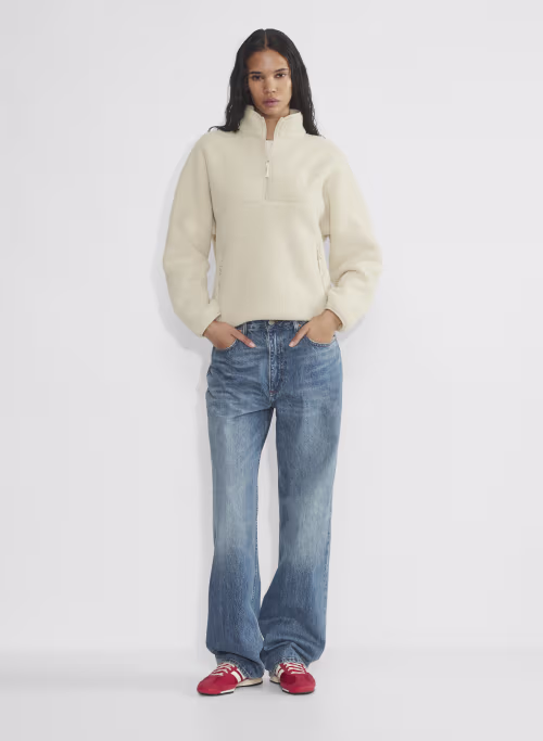 polartec® thermal pro® 1/2 zip hip sweater